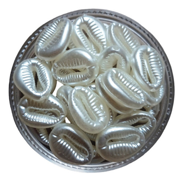 Buzios Plásticos Pasante Crema Cortados X30und Armar Bijou 0 Buzios Plásticos Pasante Crema Cortados X30und Armar Bijou 0