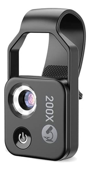 Acessório De Microscópio De Telefone Celular 200x Com Lente, 0
