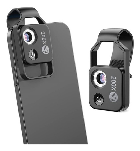 Acessório De Microscópio De Telefone Celular 200x Com Lente, 1