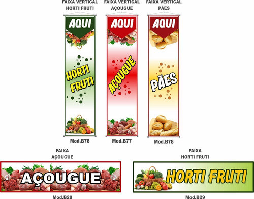 Faixa Acougue - 2 Metros X 50 Centimetros Mod.b28 1