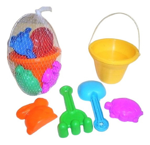 Balde De Playa Completo, Bolsa Por 25 Juegos Envio Gratis. 0