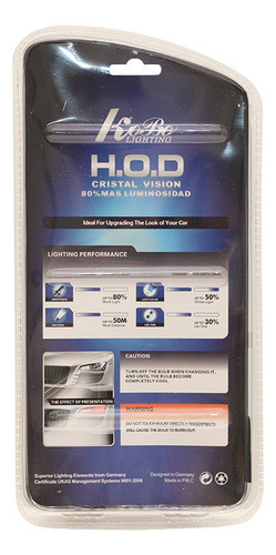 Kit 2 Lamparas H1 Kobo +80% 5500k 12v 55w Cristal Vision 1