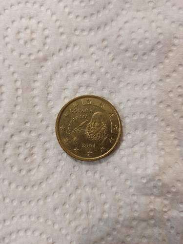 Moneda España 50 Centavos De Euro - ,2001 1