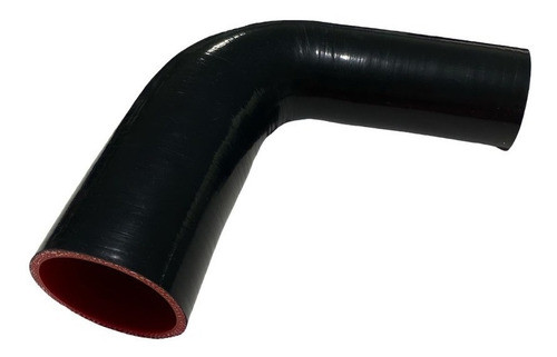 Mangueira Em Silicone 90° 2 X 21/2 Polegadas ( Preta ) 0