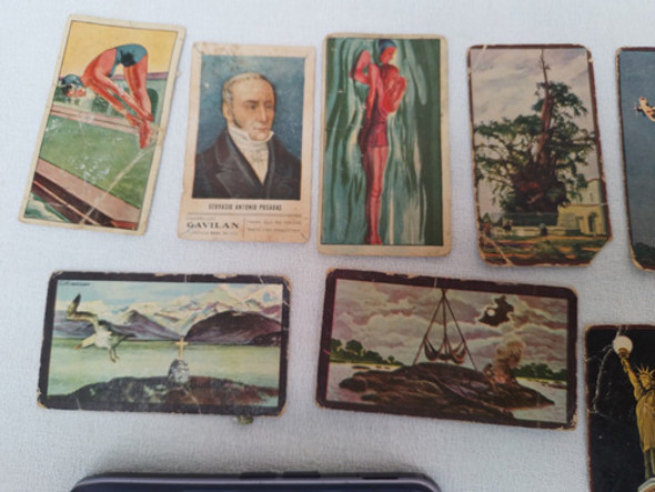 Lote 12 Antiguas Figuritas, 9 Nobleza De Tabacos Curiosidade 1