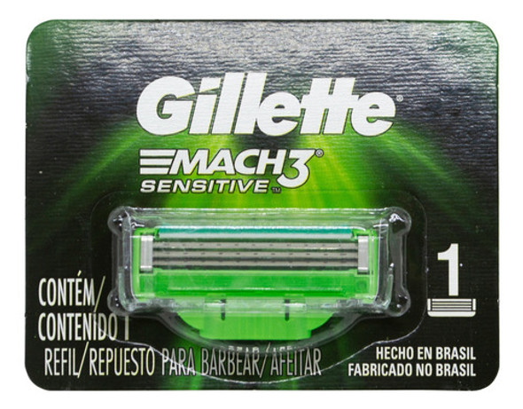 Gillette Mach3 Sensitive Blister X10 Repuestos Afeitar Aloe 1