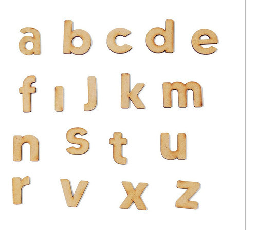 Abecedario Letras Imprenta - Cursiva X 4 - Fibrofacil 0