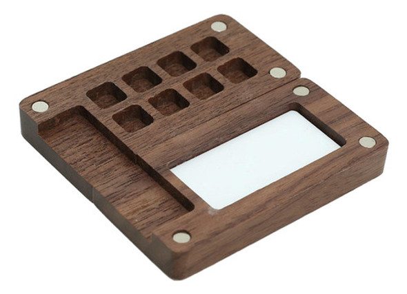 Bandeja De Paleta De Madeira Fácil De Limpar Caixa De Tinta 0