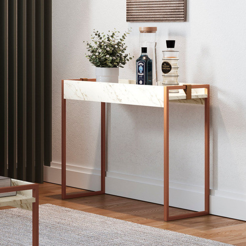 Mesa Lateral Coumbia Retangular Volakas Volakas Ciwt 0