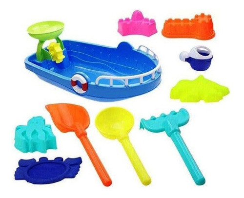 Set De Playa Barco Grande Con Accesorios 1