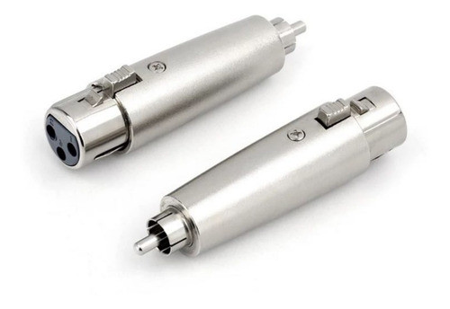 Adaptador Ficha Conector De Canon Hembra Xlr A Rca Macho 0