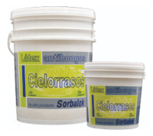 Latex Para Cielorraso Blanco 4 Lt Sorbalok 0