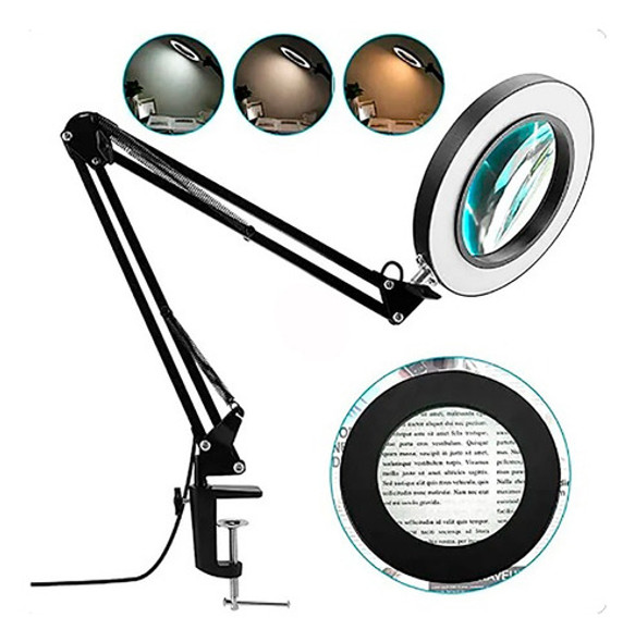 Lupa Lampara Led 10x Para Cosmetologia Podologo Manicuria S. 0 Lupa Lampara Led 10x Para Cosmetologia Podologo Manicuria S. 0