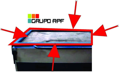 Manta De Borracha Reveladora Serigrafia 1,6m Largura X Metro 0