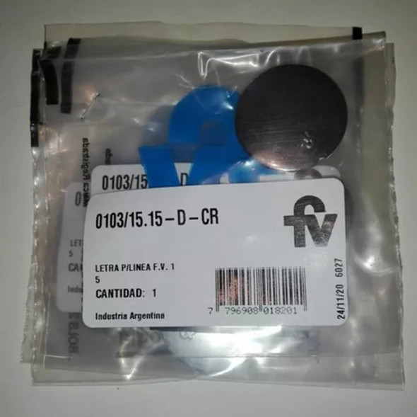 Letra Fv Volante 0103/15.15 1