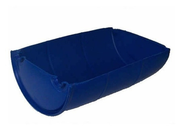 3 Comederos 100 Lts. - Hecho Con Medio Tankes. Azul. 0