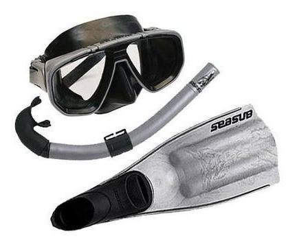 Kits De Mergulho Seasub Completo Cor Titanio 0