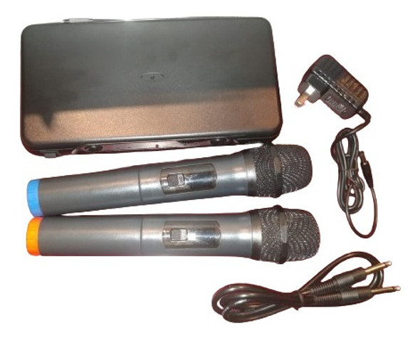 Kit Microfonos Inalambricos + Receptor W-990 Temeisheng 1