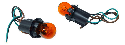 Kit Giros Fijos Portalamparas 2 Filamentos + 2 Lampara Ambar 1