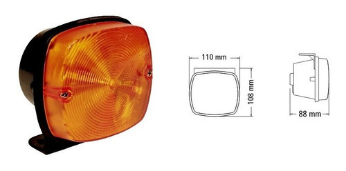 Faro Posicion Multiple Universal Rojo Unipolar 1