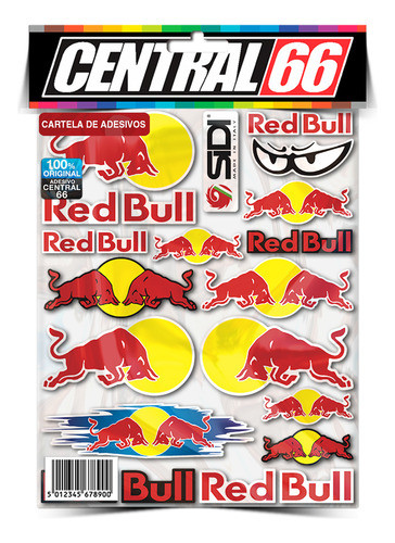 Kit Adesivos Patrocinios M07 Autocolante Auto Colante Papel 0