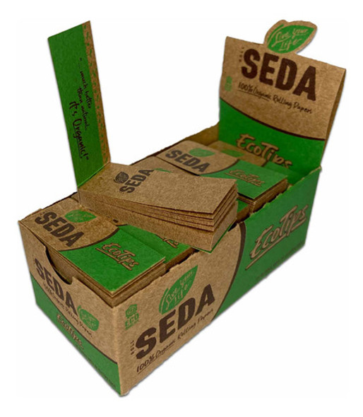 Caixa Zomo Roll Ecotips - Piteiras De Seda 1