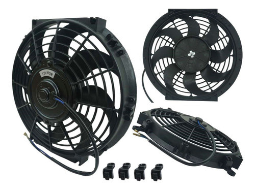 Ventoinha Radiador Condensador 10 Polegadas Universal 12v 0