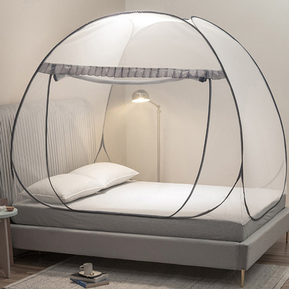 Tenda Dobrável De Mosquiteiro Com Fundo Para Cama De Solteir 0