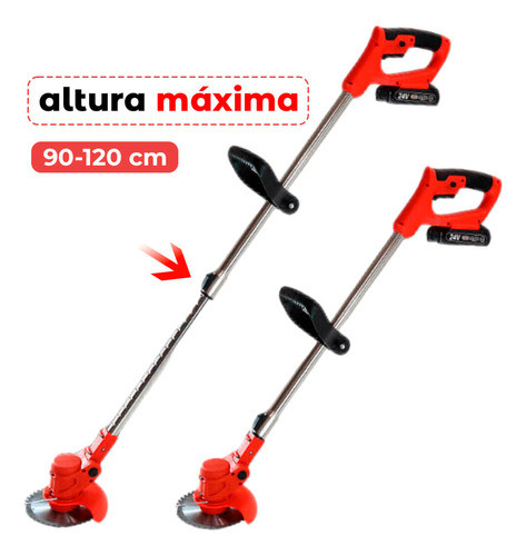 Roçadeira Cortador Aparador De Grama À Bateria 36v 1