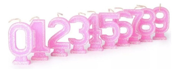 Velas Colorearte Numeros Varios Colores Caja X10 Unidades 0