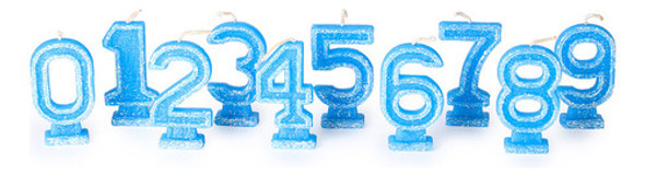 Velas Colorearte Numeros Varios Colores Caja X10 Unidades 1