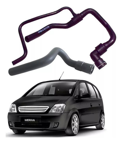 Kit X2 Mangueras Calefaccion Chevrolet Meriva 1.8 0