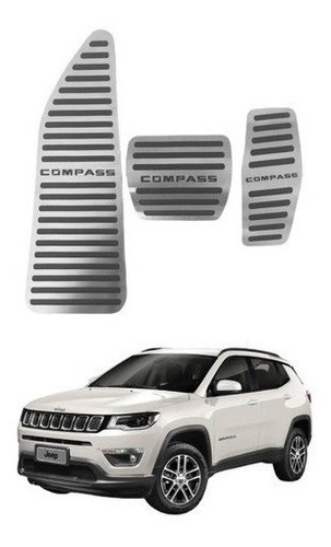 Pedaleira E Descanso De Pé Aço Inox   Compass  2018... 0