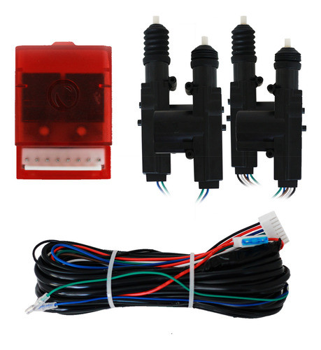 Kit Trava Eletrica Etech Universal Serventia 4p Duplo Comand 0