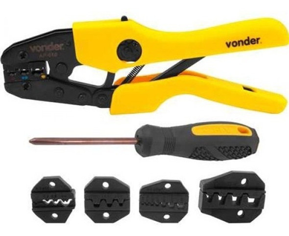 Alicate Prensa Terminais 5 Em 1, 0,5 - 35,0mm² Ap 510 Vonder 0