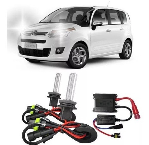 Kit Xenon Citroen C3 Picasso 10/13 Farol De Milha H11 6000k 0