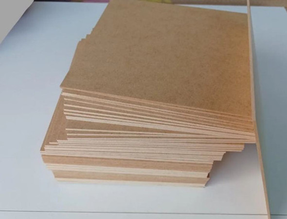 08 Chapa Placa Mdf Crú 3mm 40x20 Artesanato Quadro Retangul 1