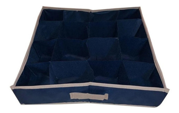 Organizador De Cajón Para Ropa Interior  Azul X 2 Unidades 0