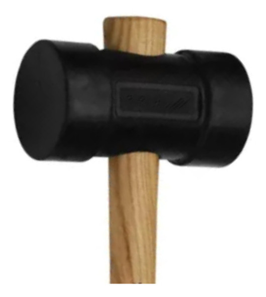 Martelo De Borracha Com Cabo De Madeira 60mm 258-450 Gedore 1