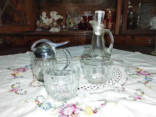 Set Aceitera Vinagrera Vidrio 0