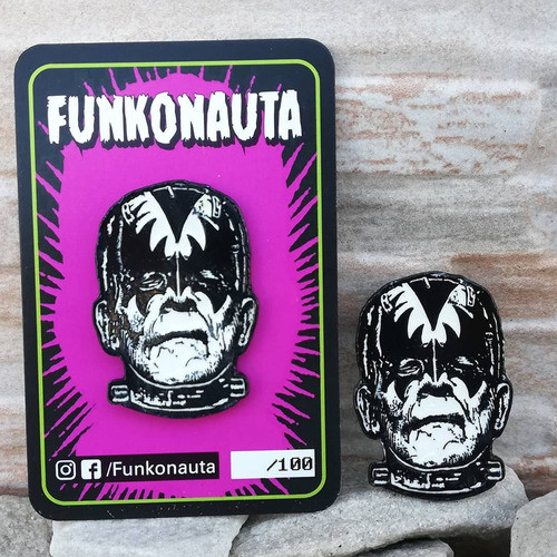 Pin Monsters Frankenstein Frankenkiss #funkonauta 1
