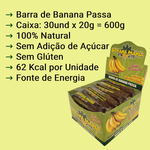 2cx Bananinha Natural Tradicional Zero Açúcar Sem Glúten 1