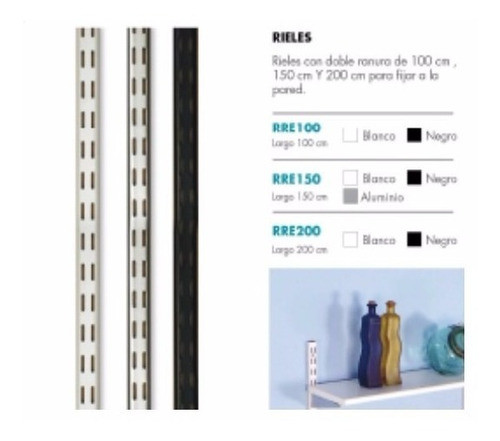 Mensulas Metalicas Riel Rapi-estant 27 Cm 1