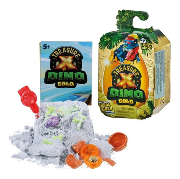 Treasure X Dino Gold Mini Dinosaurio Sorpresa 41637 0