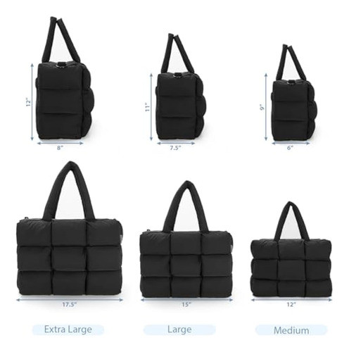 Bolsa Acolchada Para Mujer, Bolsa Acolchada Con 1