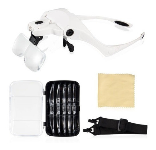 Joyeros La Cabeza Diadema Lupa Led Iluminados Visera Gafas L 1