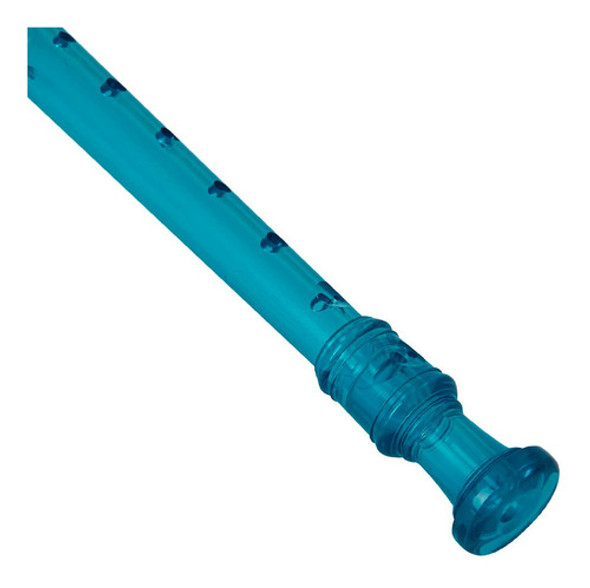 Flauta Doce Soprano Germânica Tranlúcida Azul Yamaha Yrs20g 1