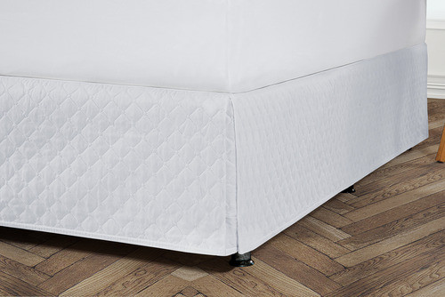 Saia Box  Cama Queen Várias Cores Matelasse Ultrassonico 0