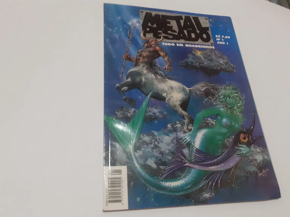 Metal Pesado Comic Book #1 (1997) – Vintage Brazilian Edition, 90 Pages, Excellent Condition