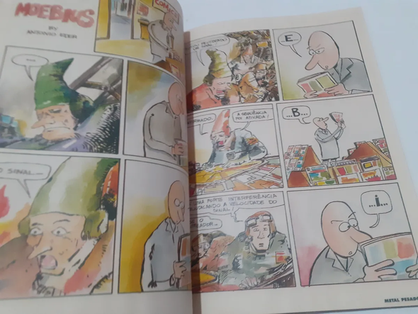 Metal Pesado Comic Book #1 (1997) – Vintage Brazilian Edition, 90 Pages, Excellent Condition